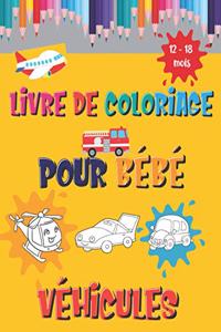 Livre de coloriage pour bébé 12-18 mois