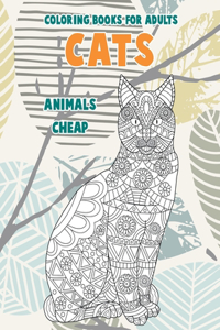 Coloring Books for Adults Cheap - Animals - Cats