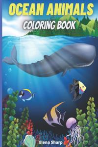 Ocean Animals Coloring Book