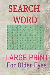 Search Words Large Print, For Older Eyes