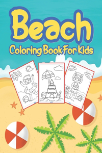 Beach Coloring Book For Kids