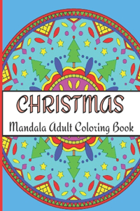 Christmas Mandalas Adults Coloring Books