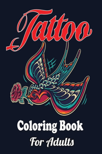 Tattoo Coloring Book For Adults