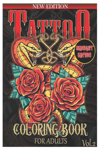 Tattoo Coloring Book for Adults