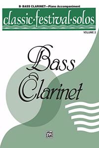 Classic Festival Solos-Bass Clarinet-V. 2 Pno Acc.