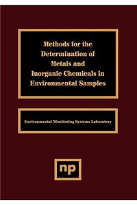 Methods for the Determination of Metals in Environmental Samples