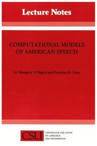 Computational Models of American Speech, 32