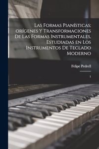 Las formas pianísticas; orígenes y transformaciones de las formas instrumentales, estudiadas en los instrumentos de teclado moderno