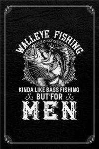 Walleye Fishing Kinda Like Bass Fishing But For Men