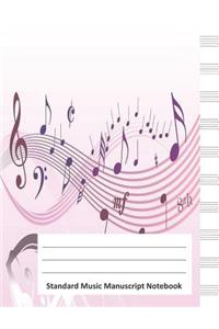 Standard Music Manuscript Notebook