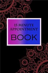 15 Minute Appointment Book