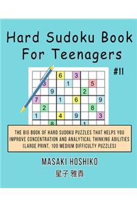 Hard Sudoku Book For Teenagers #11