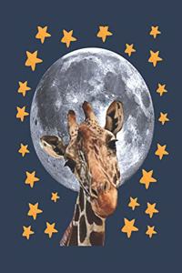 Giraffe Moon and Stars Journal
