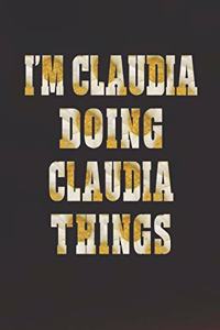 I'm Claudia Doing Claudia Things