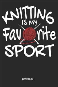Knitting Sport Notebook