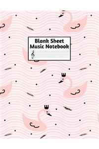 Blank Sheet Music Notebook