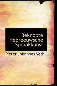 Beknopte Hebreeuwsche Spraakkunst