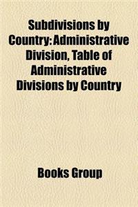 Subdivisions by Country