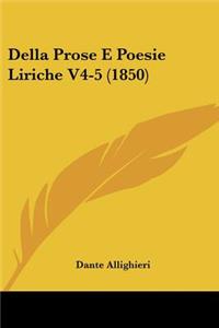 Della Prose E Poesie Liriche V4-5 (1850)
