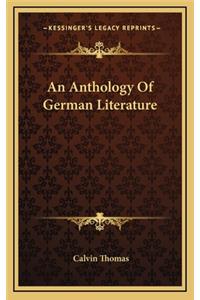 An Anthology of German Literature
