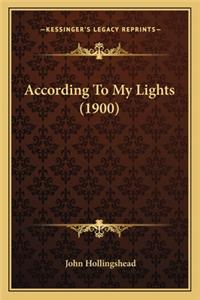 According to My Lights (1900)