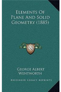 Elements Of Plane And Solid Geometry (1885)