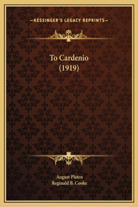 To Cardenio (1919)