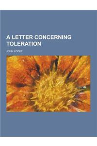 A Letter Concerning Toleration