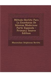 Metodo-Berlitz Para La Ensenanza de Idiomas Modernos