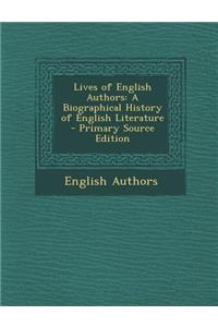 Lives of English Authors