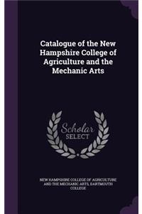 Catalogue of the New Hampshire College of Agriculture and the Mechanic Arts