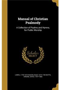 Manual of Christian Psalmody