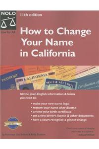 How to Change Your Name in California