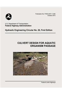 Culvert Design for Aquatic Organism Passage