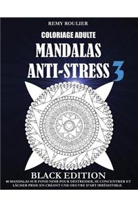 Coloriage Adulte Mandalas Anti-Stress Black Edition 3