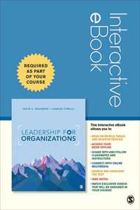 Leadership for Organizations - Interactive eBook