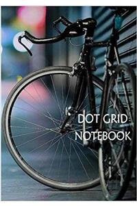 Dot Grid Notebook Bicycle: 110 Dot Grid Pages