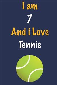 I am 7 And i Love Tennis