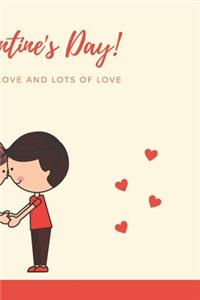 Happy Valentine's Day Notebook, perfect for everyday use. - Gift for your partner.