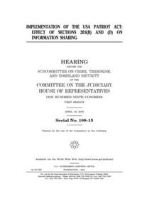 Implementation of the USA PATRIOT Act