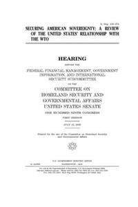 Securing American sovereignty