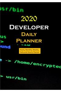 Developer 2020 Daily Planner