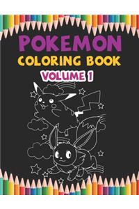 Pokemon Coloring Book Volume 1