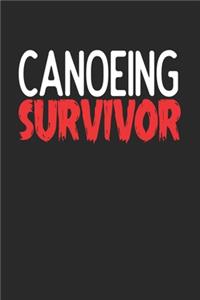 Canoeing Survivor: 6x9 - notebook - 120 pages - lined