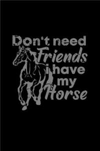 Horses Horse Notebook