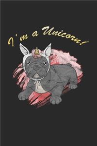 Bulldog Unicorn Notebook
