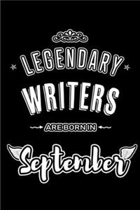 Legendary Writers are born in September