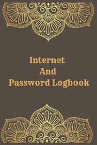 Internet And Password Logbook