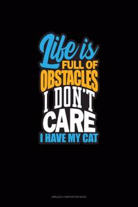 Life Is Full Of Obstacles! I Don't Care, I Have My Cat