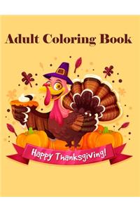 Happy Thanksgiving! Adult coloring book